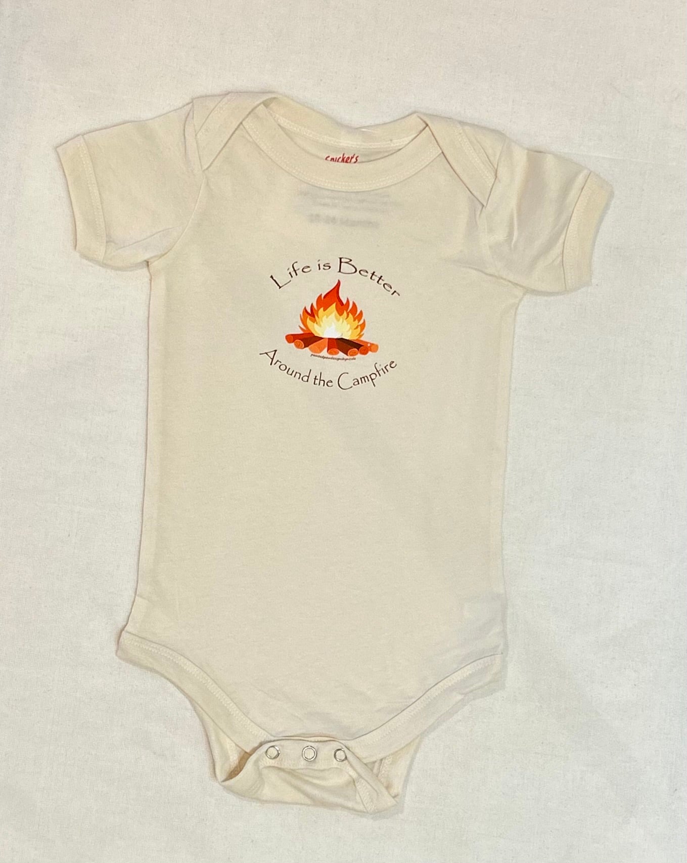 Life is better ..campfire T shirt Snickers Kids